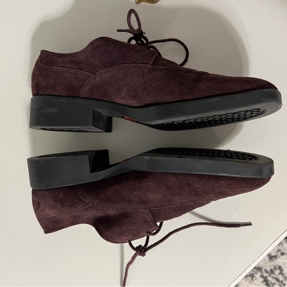 TALBOTS SUEDE MADE IN BRAZIL OXFORD SHOES SIZE WOMEN’S 9 - Picture 4 of 5